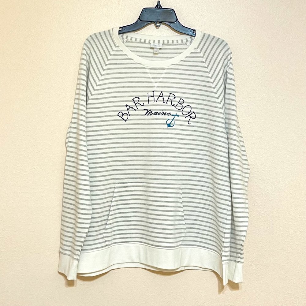 Gear for Sports Striped Sweatshirt Size 2XL "Bar Harbor Marine"